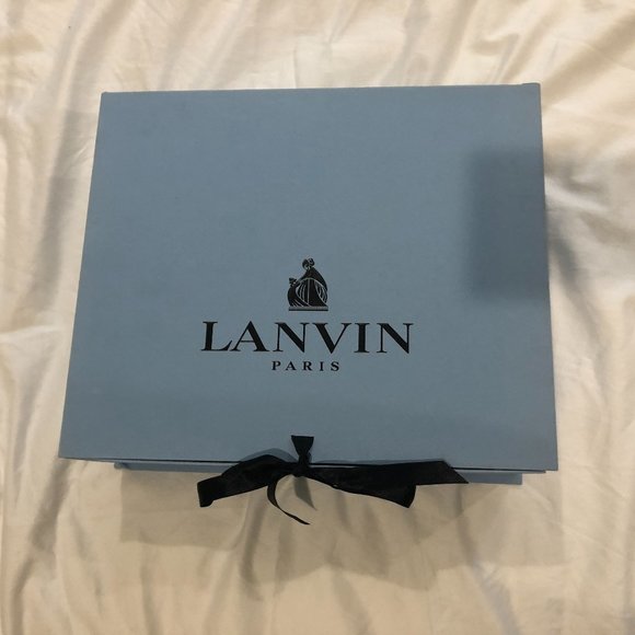 NWT Lanvin nude suede sandals with metal studs - Picture 10 of 15